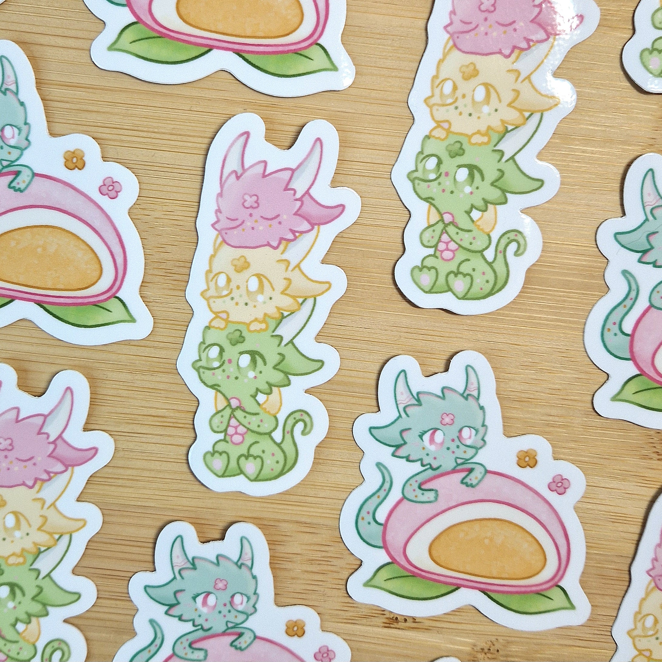 Mochi / Dango Dragons Sticker