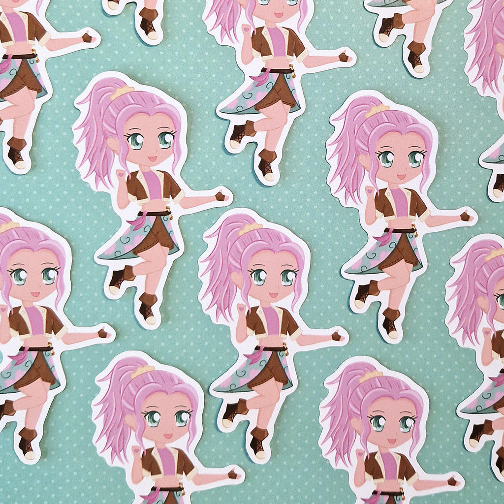 Heart Character Sticker