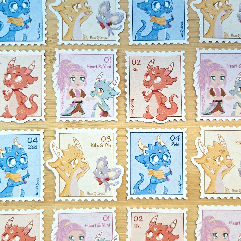 Post Stamp Sticker Set V1
