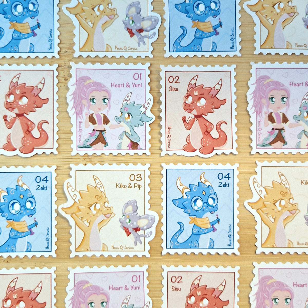 Post Stamp Sticker Set V1