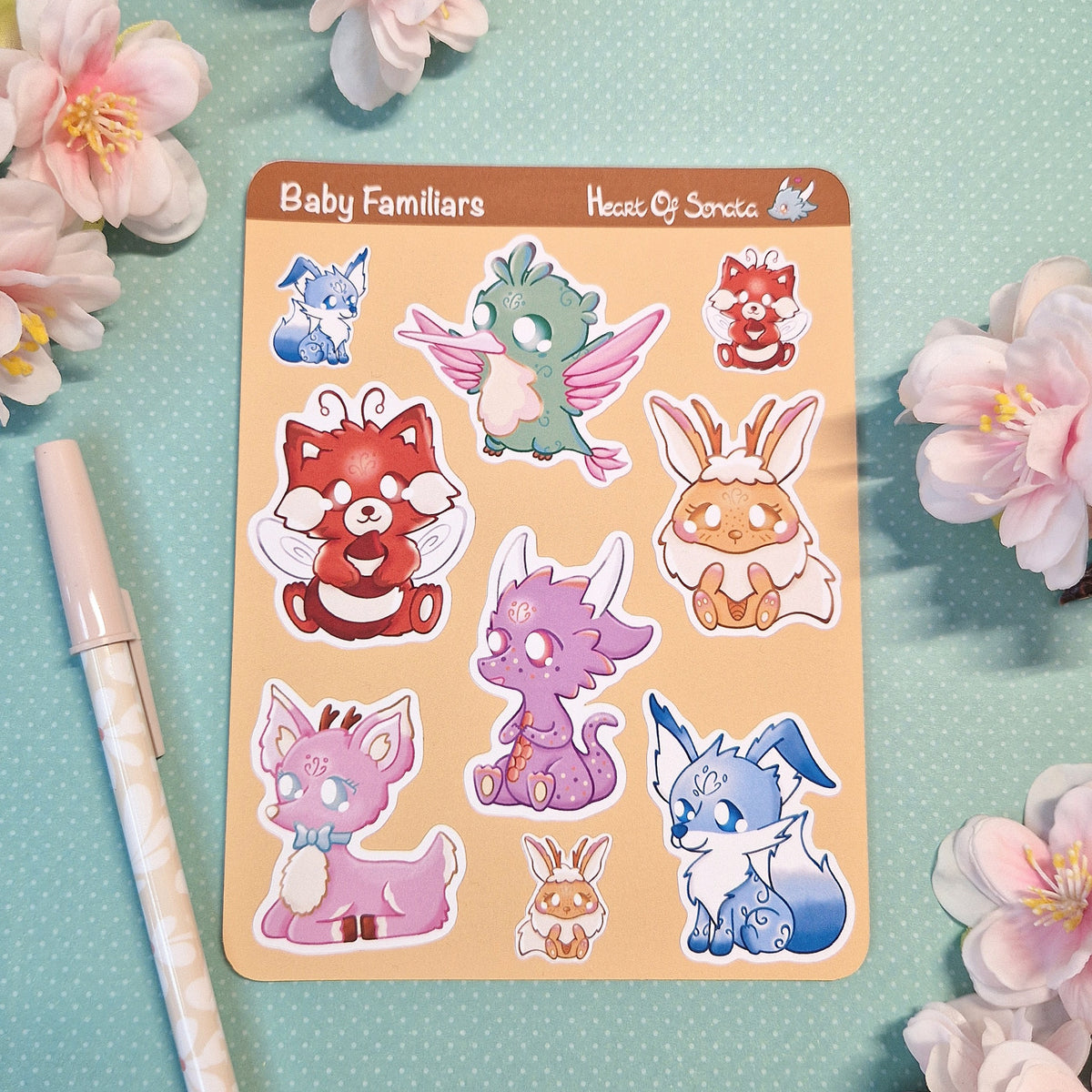 Baby Familiars Sticker Sheet