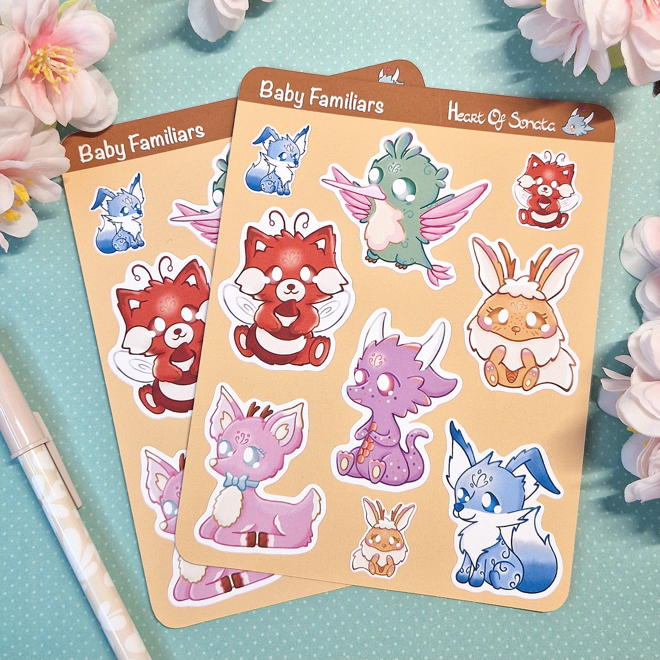 Baby Familiars Sticker Sheet