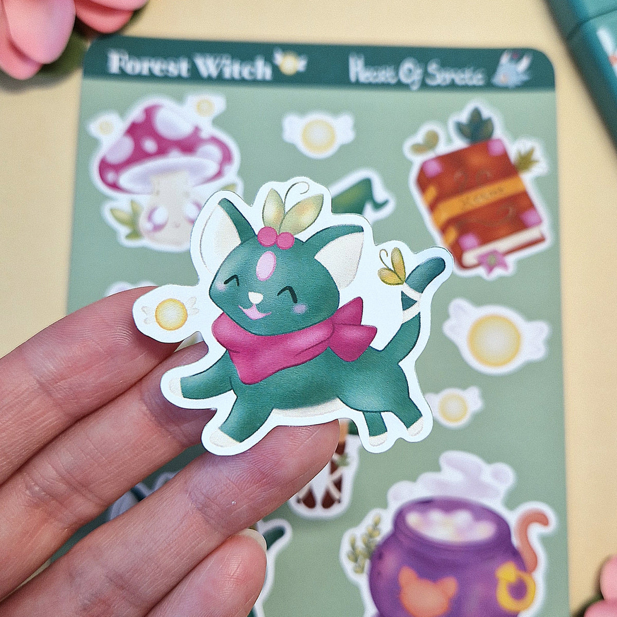 Forest Witch Stickervel