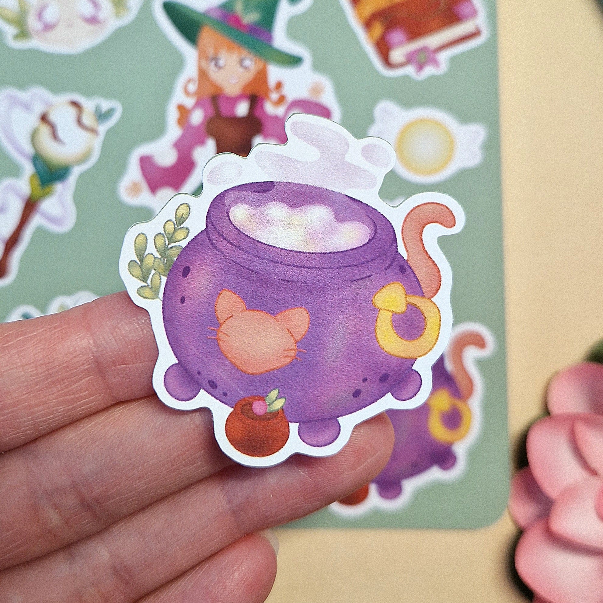 Forest Witch Stickervel