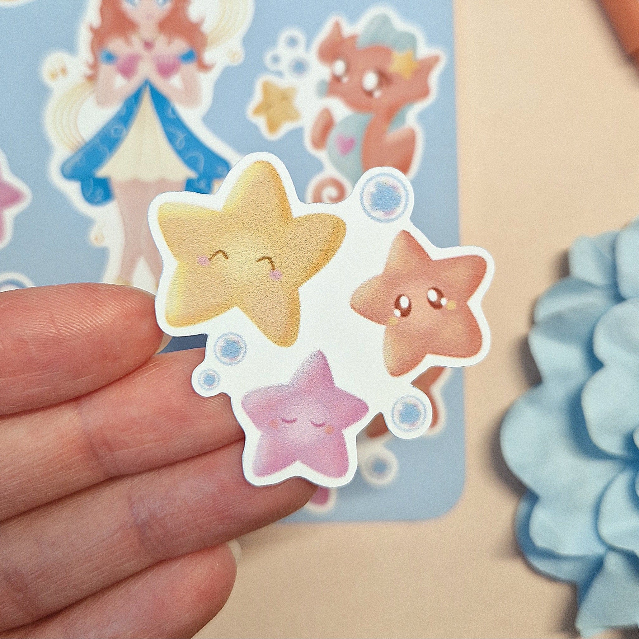 Sea Songstress Stickervel