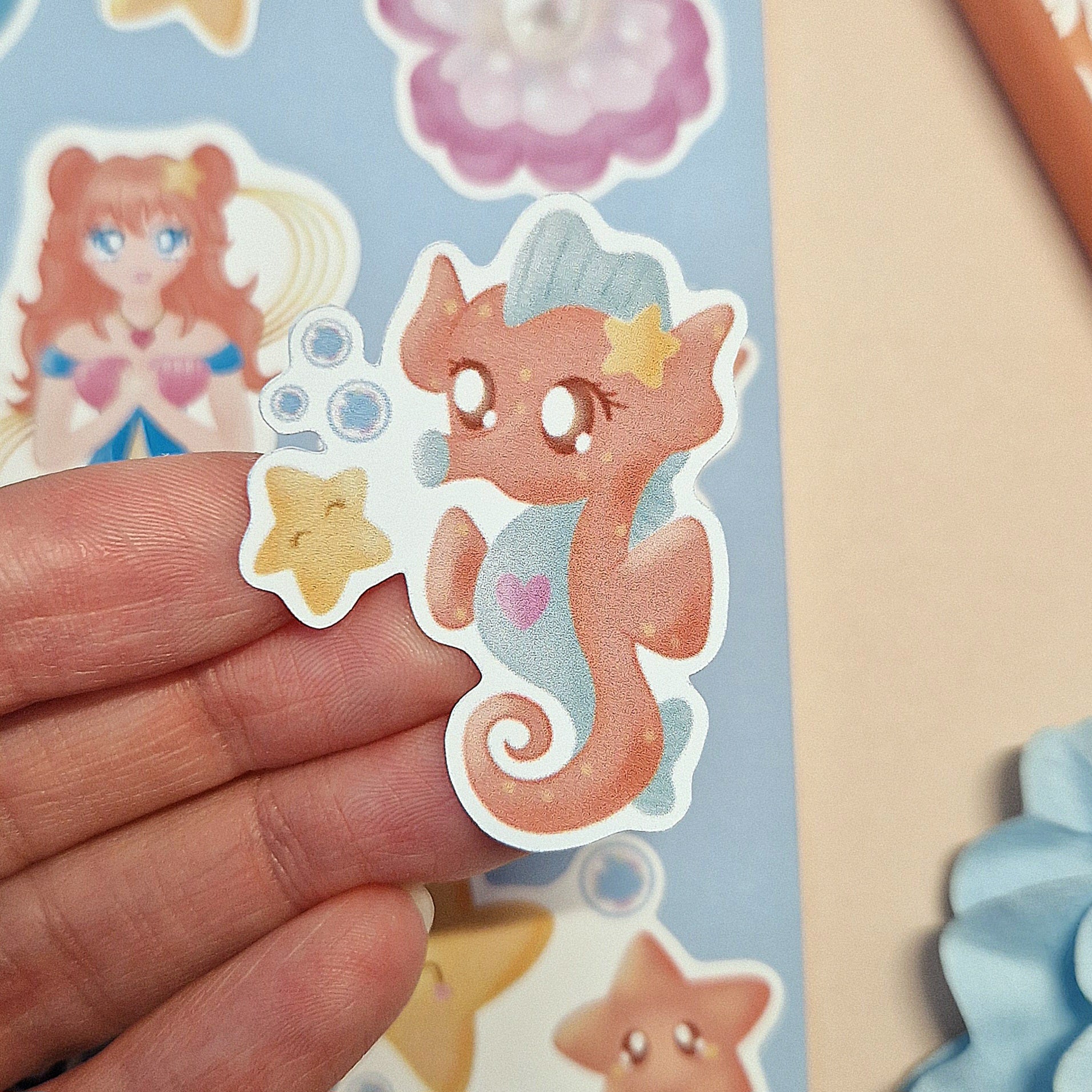 Sea Songstress Stickervel