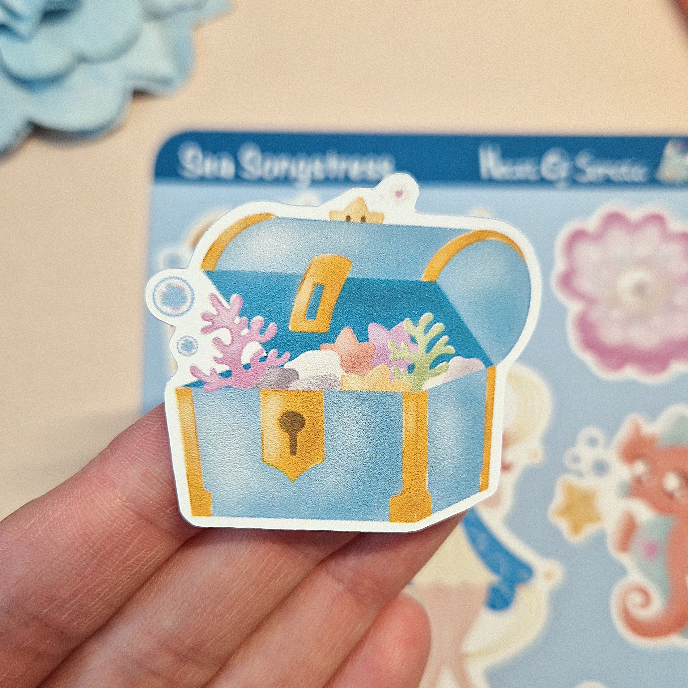 Sea Songstress Stickervel