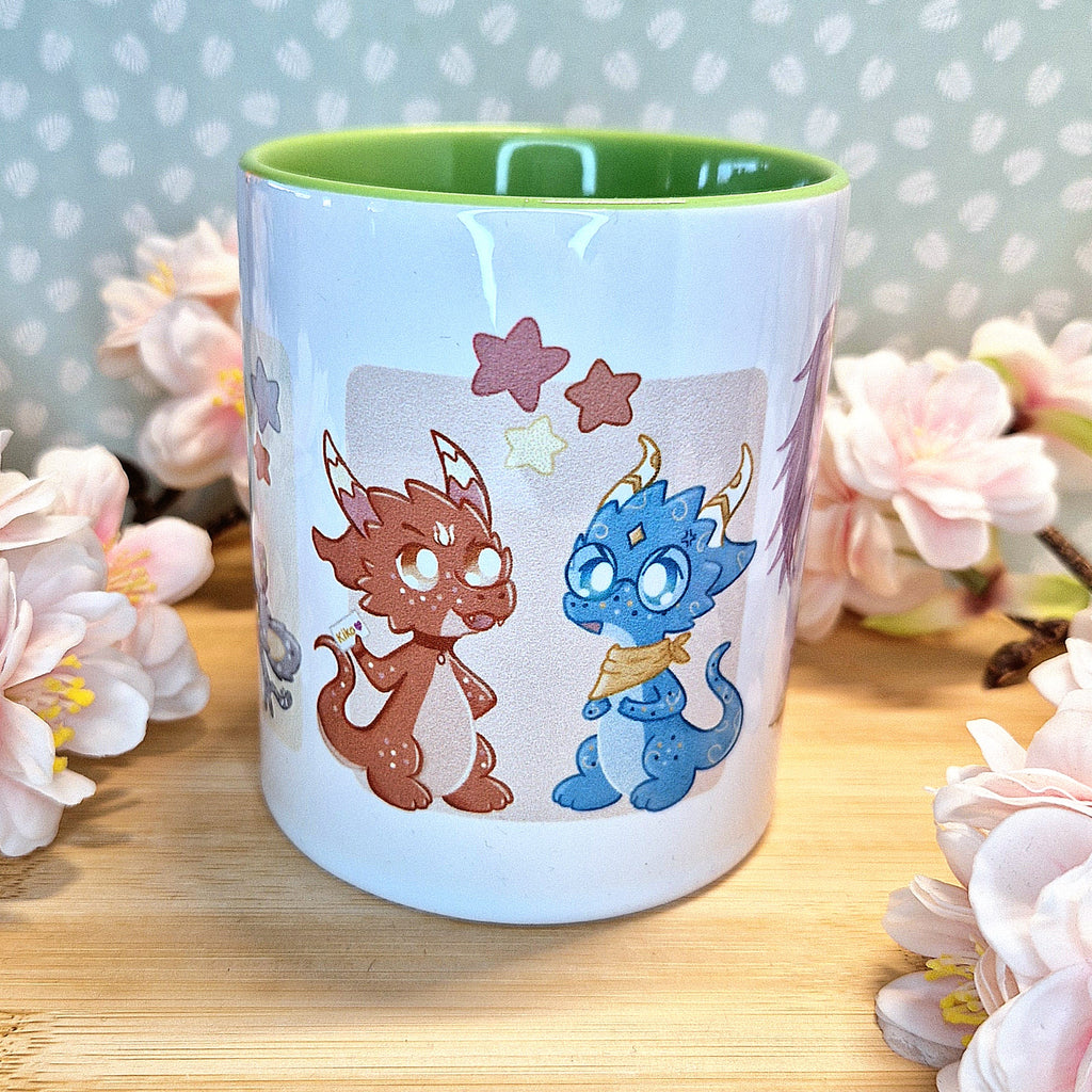 Dragon Friends Mug | Green