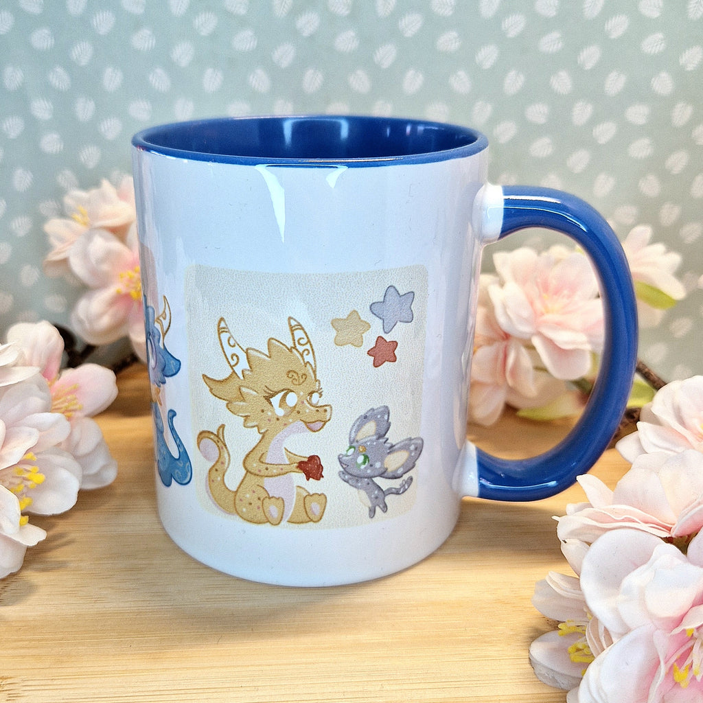 Dragon Friends Mok | Blauw