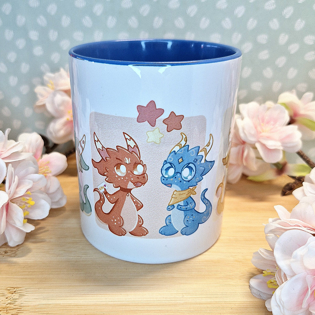 Dragon Friends Mok | Blauw