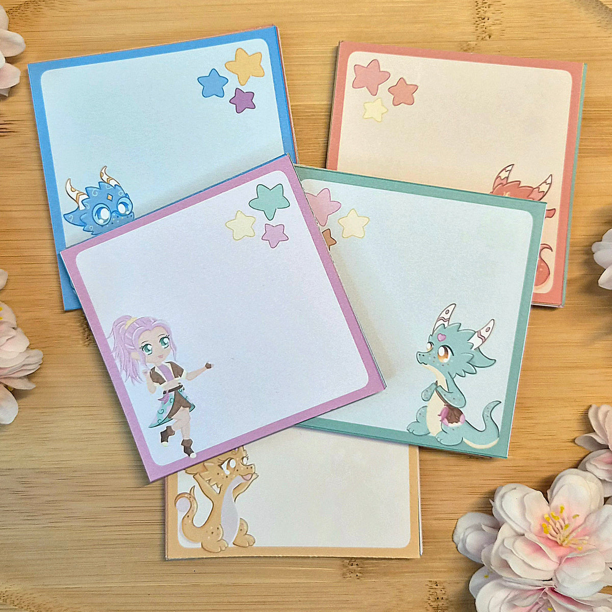 Dragon Friends Notitieblok S | Meerkleurig